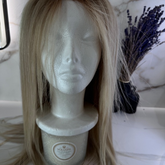 100% HUMAN HAIR platinum wig Hair Queen LA Freedom Couture - Picture 8 of 16